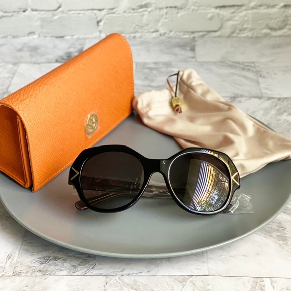 NEW Tory Burch 53mm Polarized Geometric Sunglasses - Picture 3 of 8